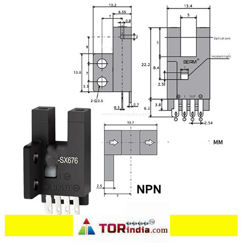 EE-SX676 SENSOR NPN, EE-SX676 U slot sensor photoelectric switch