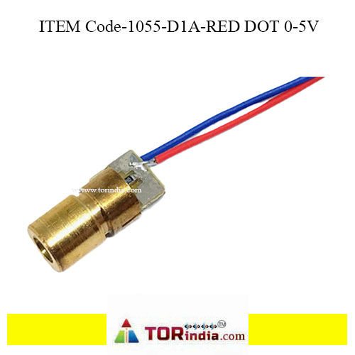 0-5V adjustable laser tube laser head copper head 6MM outer diameter laser diode red dot laser module