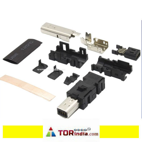 4pin female connector,Yaskawa Mitsubishi servo drive CN8 safety connector STO communication plug