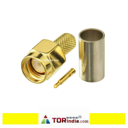 MALE SMA CONNECTOR USE RG58 RG142 CABLE