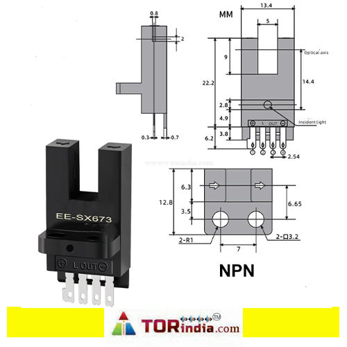 EE-SX673 SENSOR NPN, EE-SX673 U slot sensor photoelectric switch