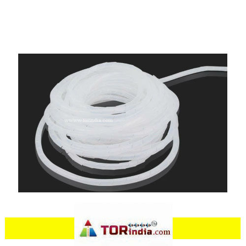 25MM WHITE SPRIAL HOS 25MM white 1.5-2 meters wire protection sleeve covered tube insulated tube winding tube various specifications 25MM white