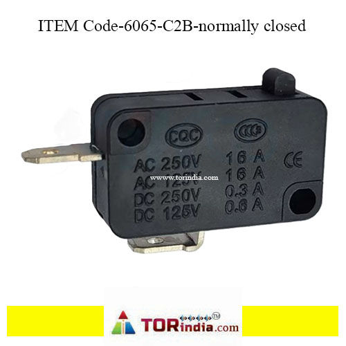 2pin normally closed handleless, 16A small travel limit self-reset KW7 micro switch 2PIN