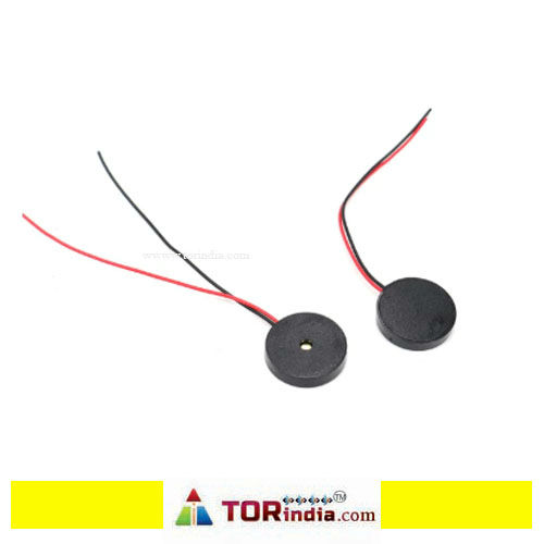 Passive piezoelectric buzzer with wire