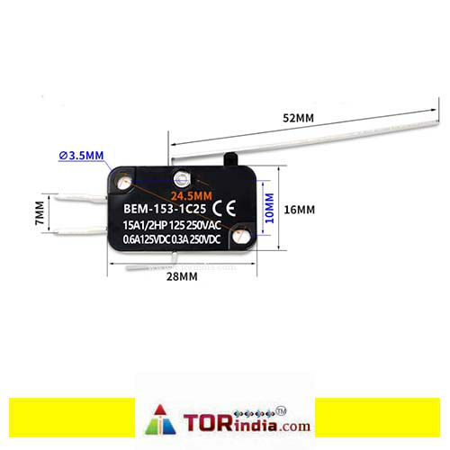 52MM LONG Liver micro switch